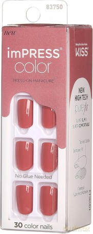 KISS Self-adhesive nails imPRESS Color Platonic Pink 30 pcs