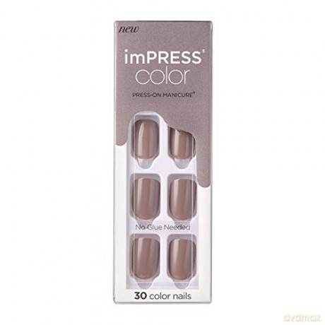KISS Self-adhesive nails imPRESS Color Taupe Prize 30 pcs