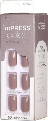 KISS Self-adhesive nails imPRESS Color Taupe Prize 30 pcs