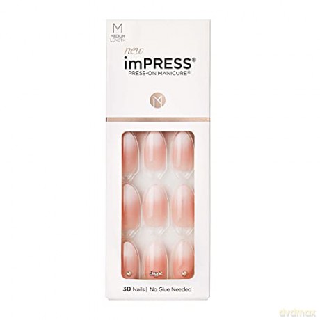 KISS Self-adhesive nails imPRESS Medium Awestruck 30 pcs