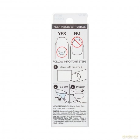 KISS Self-adhesive nails imPRESS Color MC Frosting 30 pcs