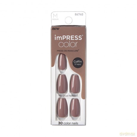 KISS Self-adhesive nails imPRESS Color MC Dusk Till Dawn 30 pcs