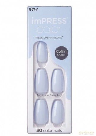 KISS Self-adhesive nails imPRESS Color MC Cloudless 30 pcs