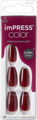 KISS Self-adhesive nails imPRESS Color MC Winery in NYC 30 pcs