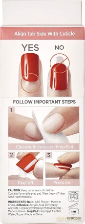 KISS Self-adhesive nails imPRESS Wannabe Star 30 pcs