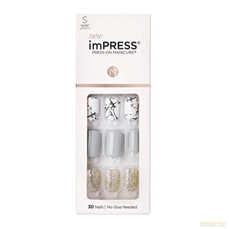KISS Self-adhesive nails imPRESS Knock Out 30 pcs