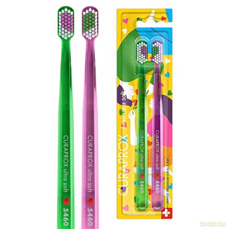 Curaprox Ultra soft toothbrush 5460 Duo Love Edition 2 pcs