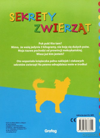 Sekrety Zwierząt Psy I Koty [KSIĄŻKA]