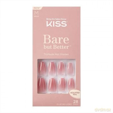 KISS Gel nails Bare-But-Better Nails Nude Nude 28 pcs
