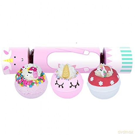 Bomb Cosmetics Gift set of sparkling balls for the bath The Christmas Unicorn 3 pcs