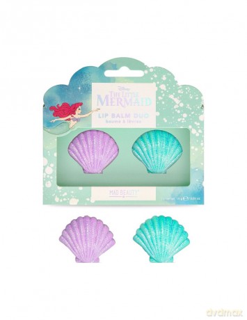 Mad Beauty Little Mermaid Lip Balm (Shell Lip Balm Duo) 2 x 1.5 g