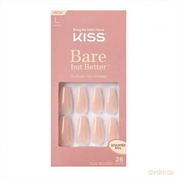 KISS Adhesive nails Bare but Better Nails - Nude Drama 28 pcs