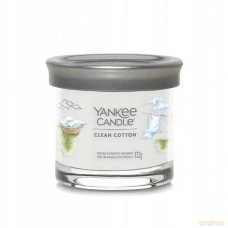 Yankee Candle Aromatic candle Signature tumbler small Clean Cotton 122 g