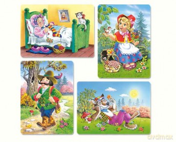 CASTOR 4w1 8-20 Czerwony Kapturek 04058 [PUZZLE]