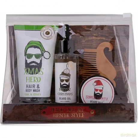 Accentra Hipster Style Xmas bathroom set in a bag
