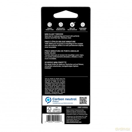 Tweezerman Slant Mini Stainless steel tweezers
