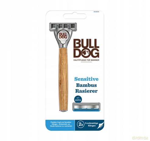 Bulldog Bamboo Sensitiv e shaver + 2 spare heads