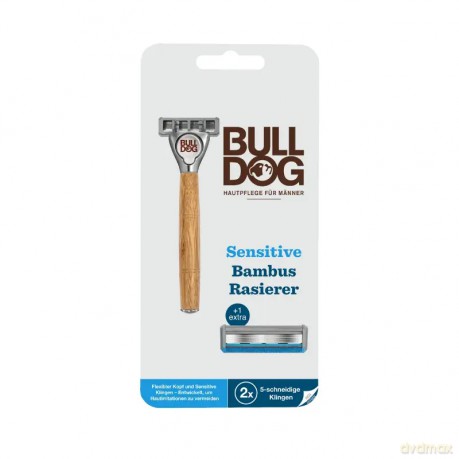 Bulldog Bamboo Sensitiv e shaver + 2 spare heads