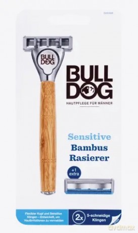 Bulldog Bamboo Sensitiv e shaver + 2 spare heads