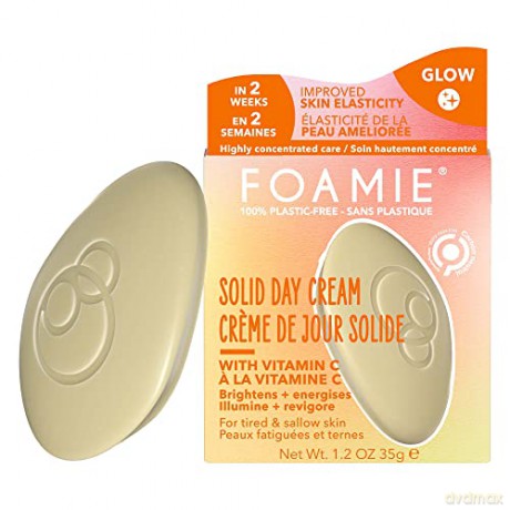 Foamie Solid brightening skin cream Energy Glow (Solid Day Cream) 35 g