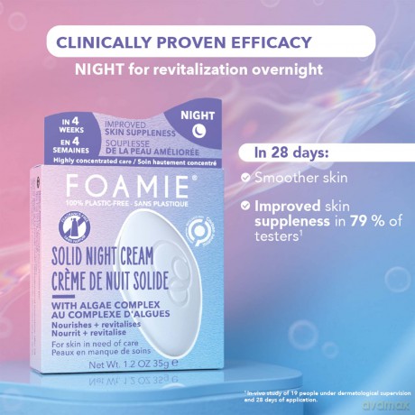 Foamie Solid night skin cream Night Recovery (Solid Night Cream) 35 g