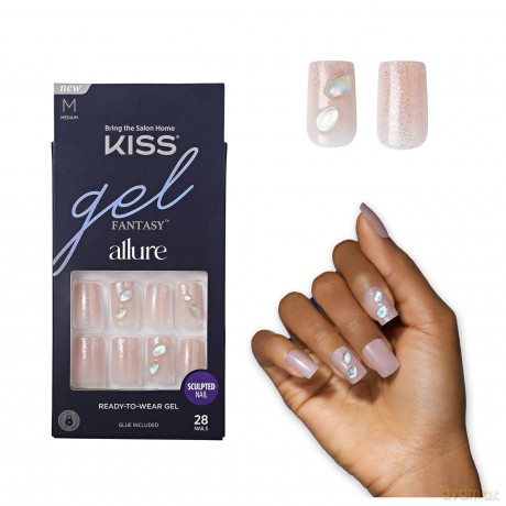 KISS Gel nails Gel Fantasy Allure - Transformation 28 pcs