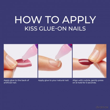 KISS Gel nails Gel Fantasy Allure - Transformation 28 pcs