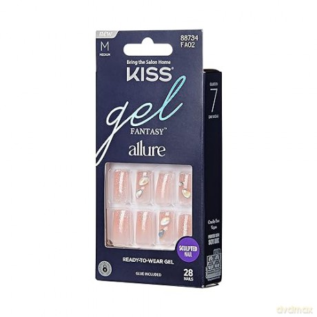 KISS Gel nails Gel Fantasy Allure - Transformation 28 pcs