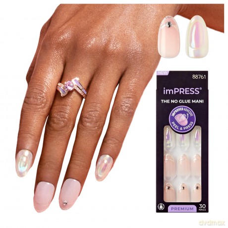 KISS Self-adhesive nails imPRESS Premium - All My Love 30 pcs