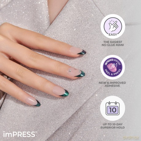 KISS Self-adhesive nails imPRESS Premium - All My Love 30 pcs