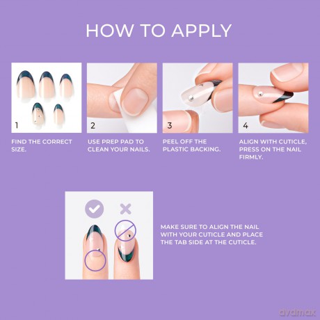 KISS Self-adhesive nails imPRESS Premium - Legacy 30 pcs
