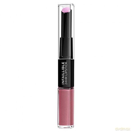 L´Oréal Paris Long-lasting lipstick and lip gloss 2in1 Infallible 24H Paris ian Nudes 6 ml - Shade: 213 Toujours Teaberry