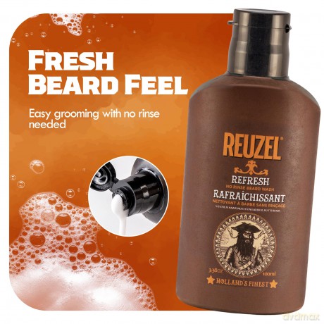 Reuzel REUZEL Rrefresh No Rinse Bear d Wash - Volume: 100 ml