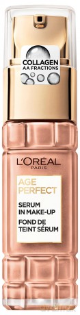 L´Oréal Paris Collagen makeup for mature skin Age Perfect (Serum Foundation) 30 ml - Shade: 140 Linen