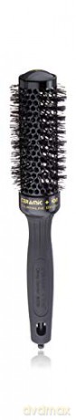 Olivia Garden Round ceramic hair brush Ceramic + Ion Thermal Black 35 mm