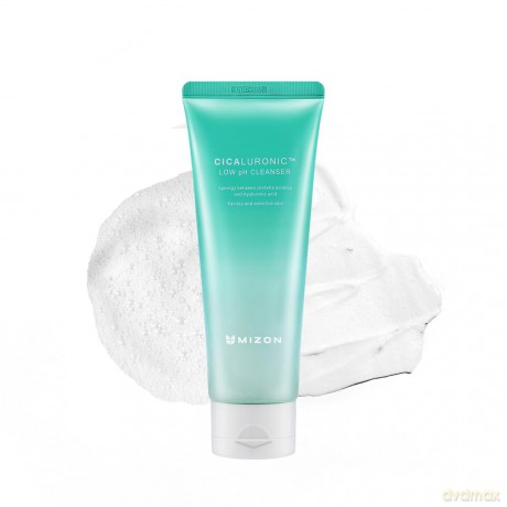 Mizon Hydrating cleansing foam for dry and sensitive skin Cicaluronic (Low Ph Clean sing Foam) 120 ml