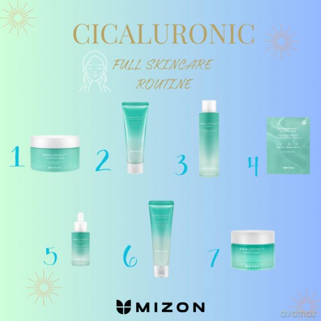 Mizon Hydrating cleansing foam for dry and sensitive skin Cicaluronic (Low Ph Clean sing Foam) 120 ml