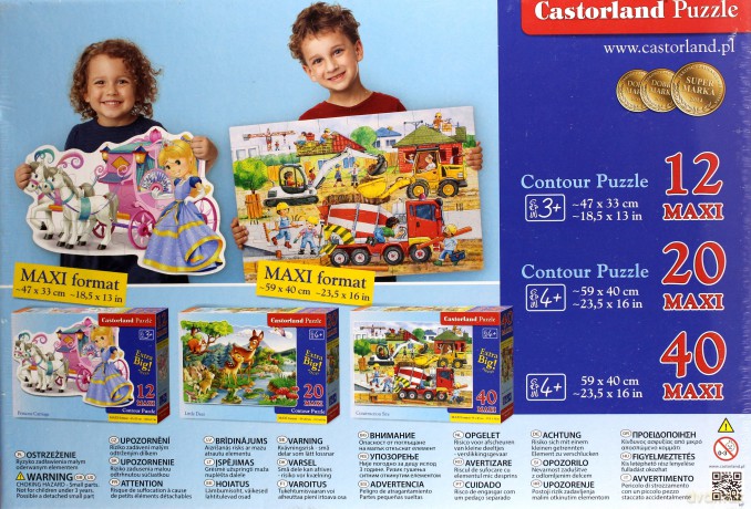 CASTOR 20 MAXI Buldożer 02139 [PUZZLE]