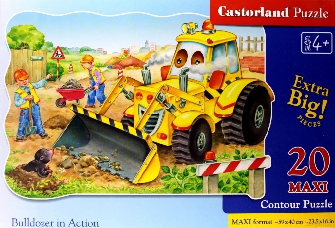 CASTOR 20 MAXI Buldożer 02139 [PUZZLE]