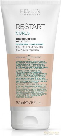 Revlon Professional Multifunctional gel for curly and wavy hair Restart Curl s (Multipurpose Gel-to-Oil) 150 ml
