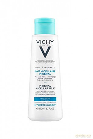 Vichy Pureté Thermale Mineral Micellar Milk for Dry Skin (Mineral Micellar Milk) - Volume: 200 ml