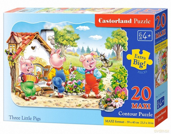 CASTOR 20 MAXI Trzy Świnki 02184 [PUZZLE]