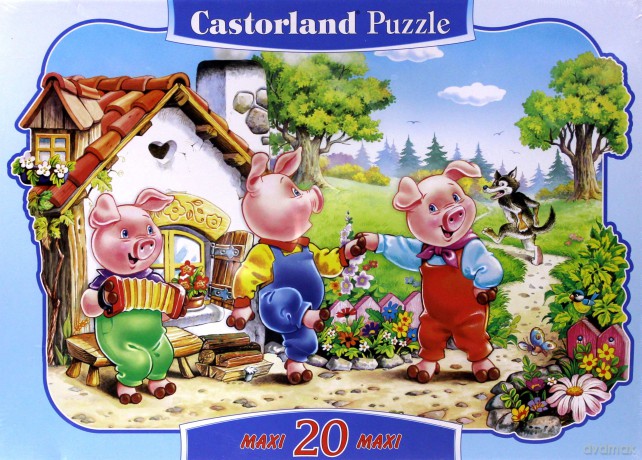 CASTOR 20 MAXI Trzy Świnki 02184 [PUZZLE]