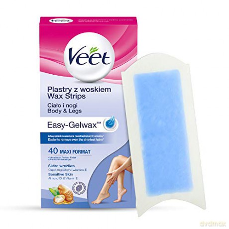 Veet Cold wax strips for sensitive skin Professional 40 pcs