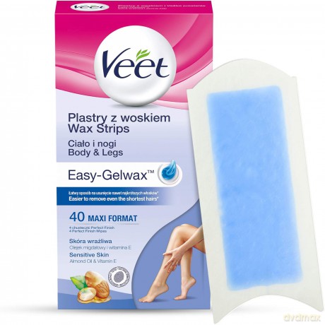 Veet Cold wax strips for sensitive skin Professional 40 pcs