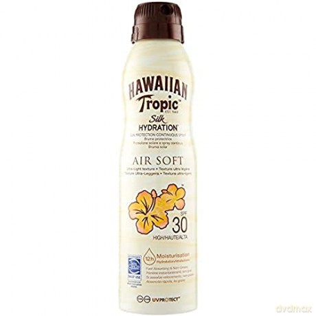 Hawaiian Tropic Silk Hydration Spray SPF 30 ( Sun Protection Continuous Spray) 177 ml