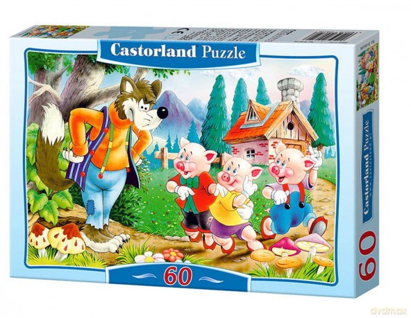 CASTOR 60 Trzy Świnki 06106 [PUZZLE]