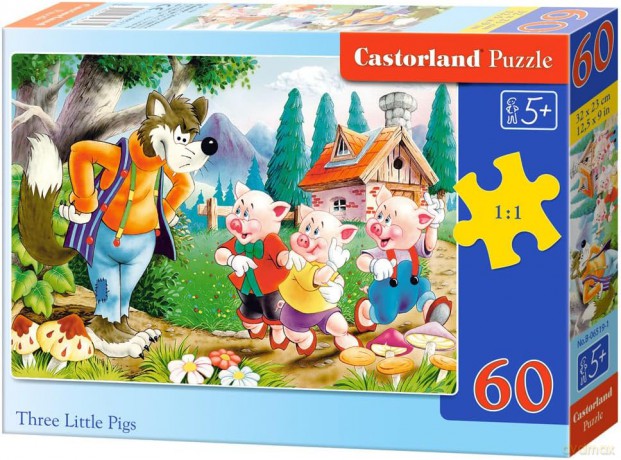 CASTOR 60 Trzy Świnki 06106 [PUZZLE]