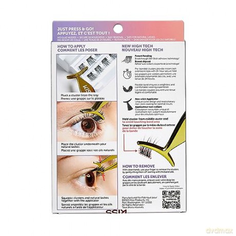 KISS False eyelashes imPRESS Press on Falsies Kit 01