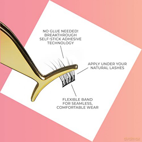 KISS False eyelashes imPRESS Press on Falsies Kit 01